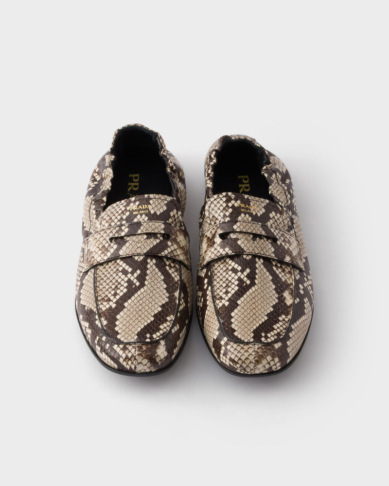 Shuffle printed Ayers leather loafers 4