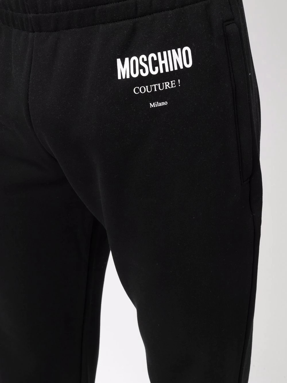 logo-print slim-cut track pants - 5