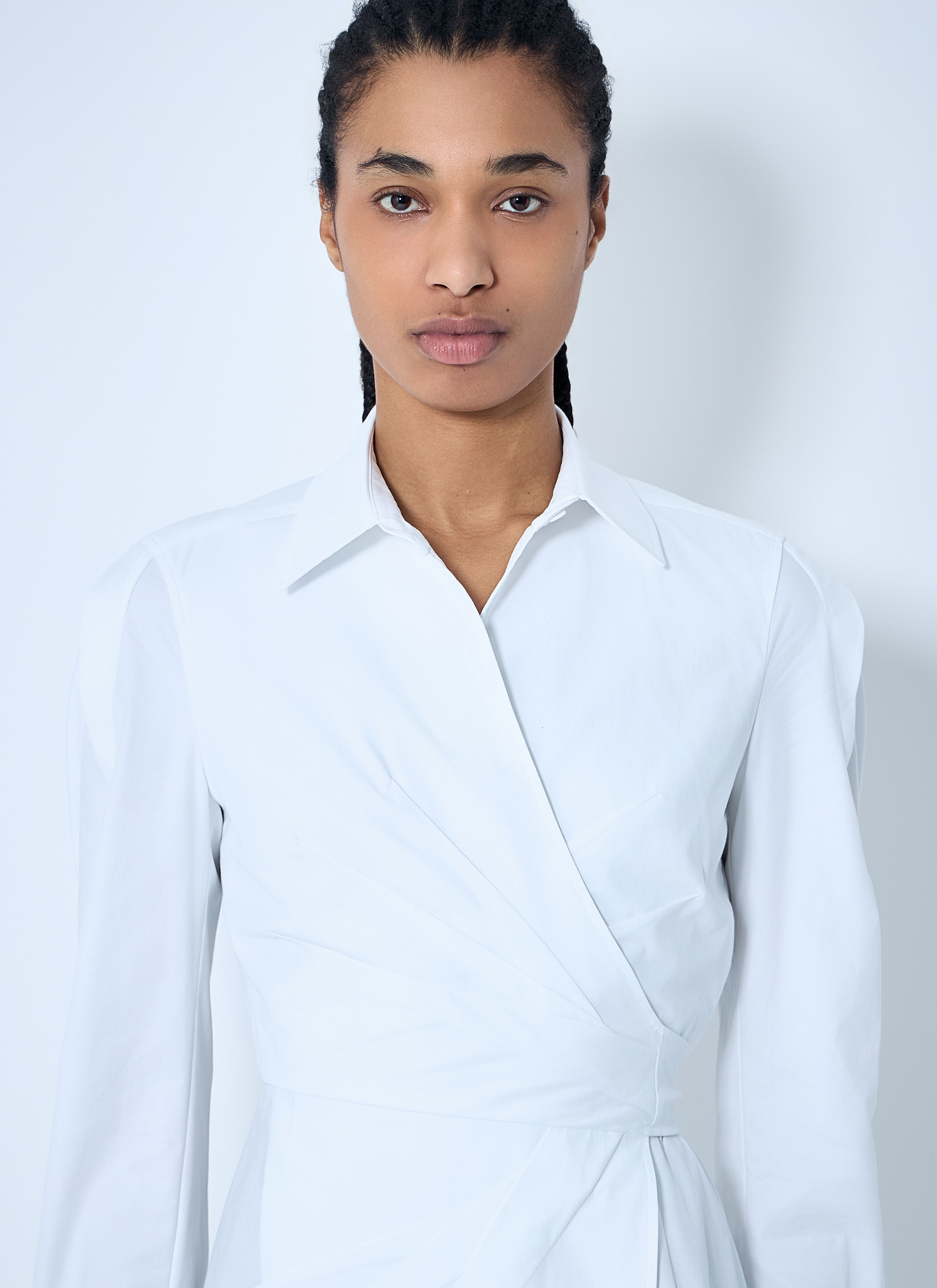 Poplin Shirt Dress - 5