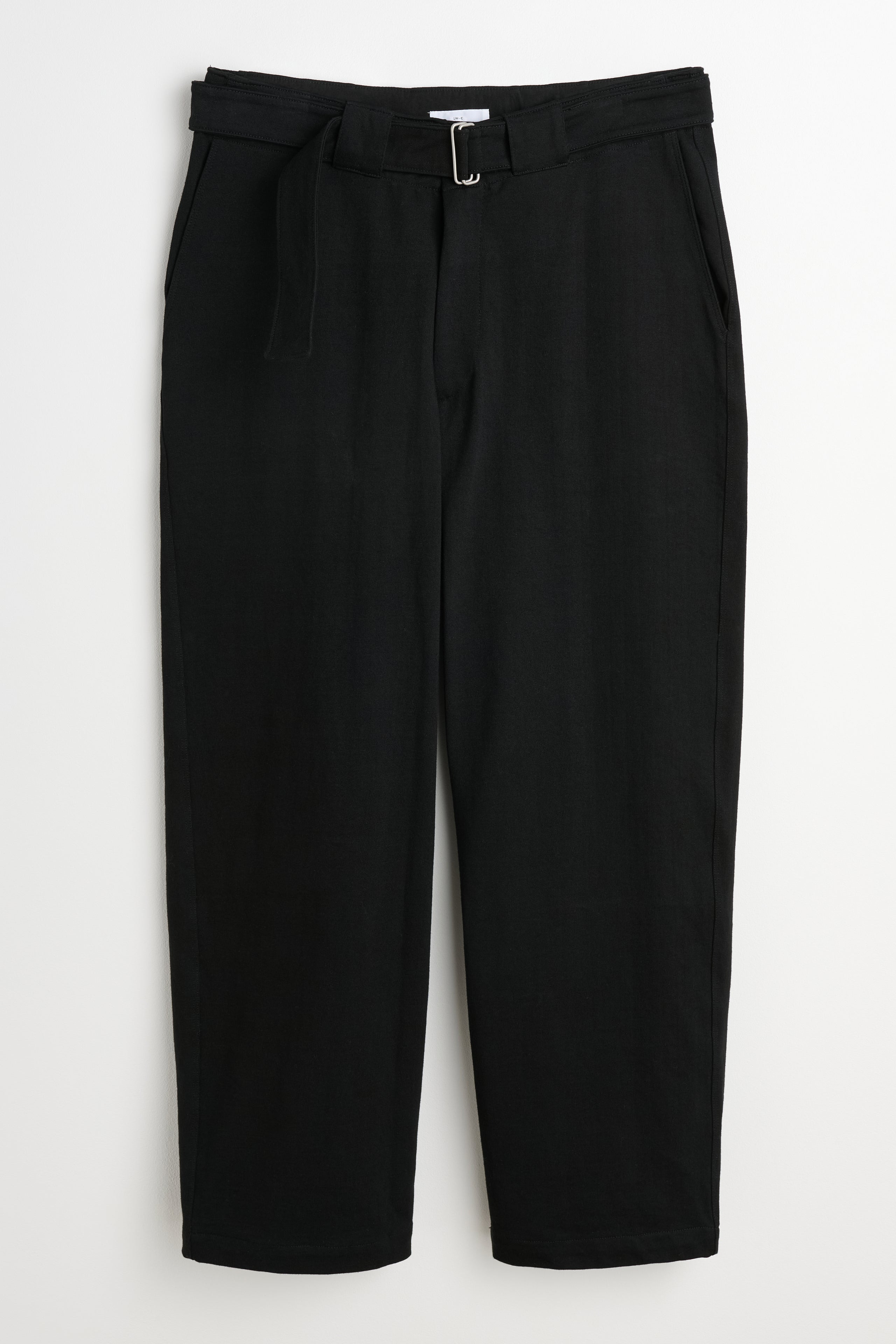 LADY WHITE CO. BELTED JERSEY TROUSER BLACK - 6