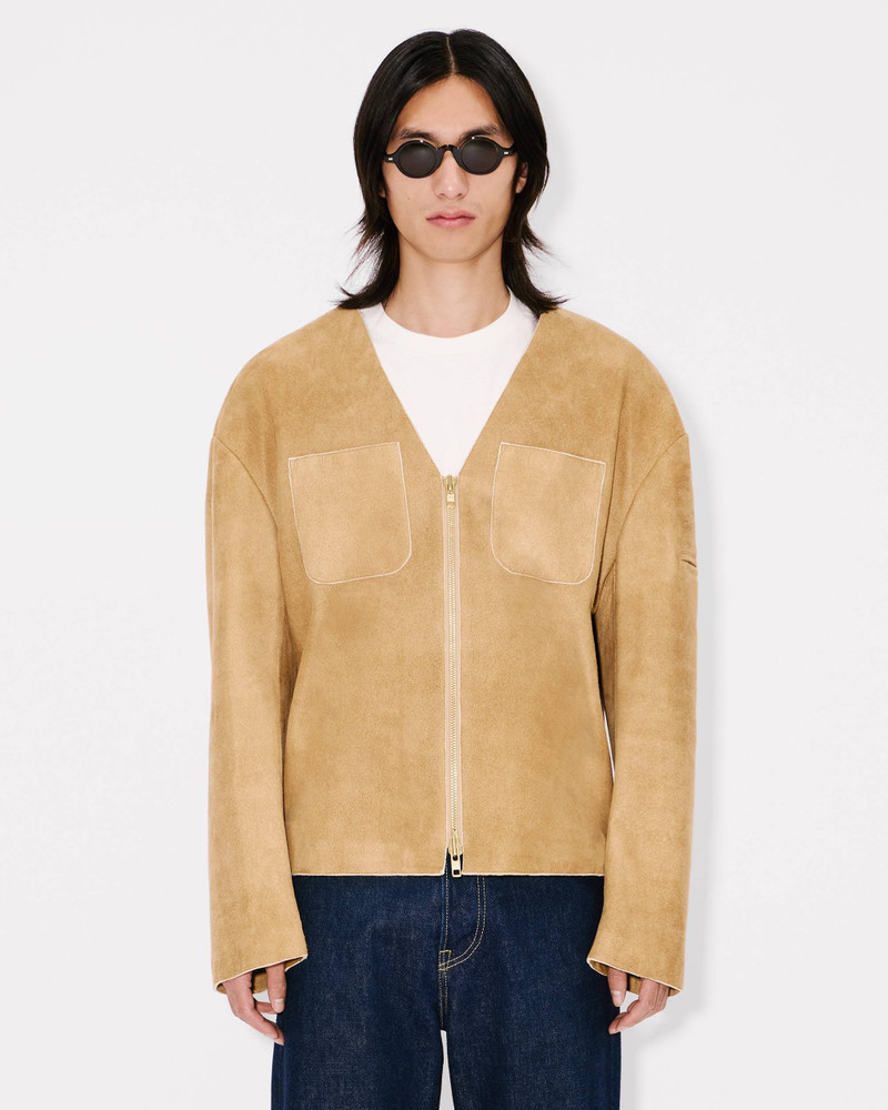 Casual jacket in leather 4