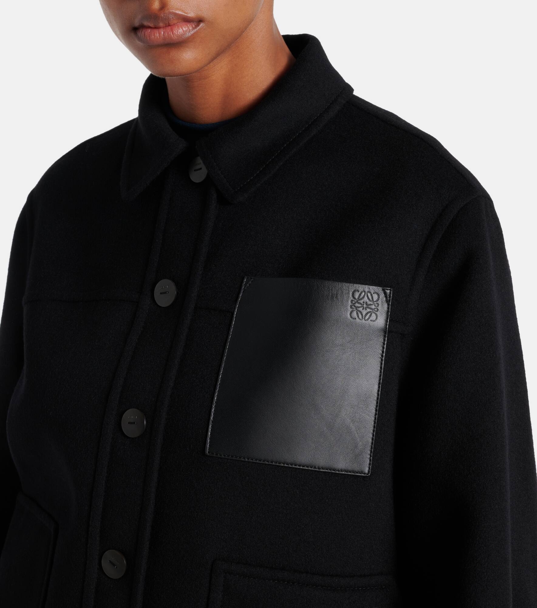 Wool and cashmere jacket - 4