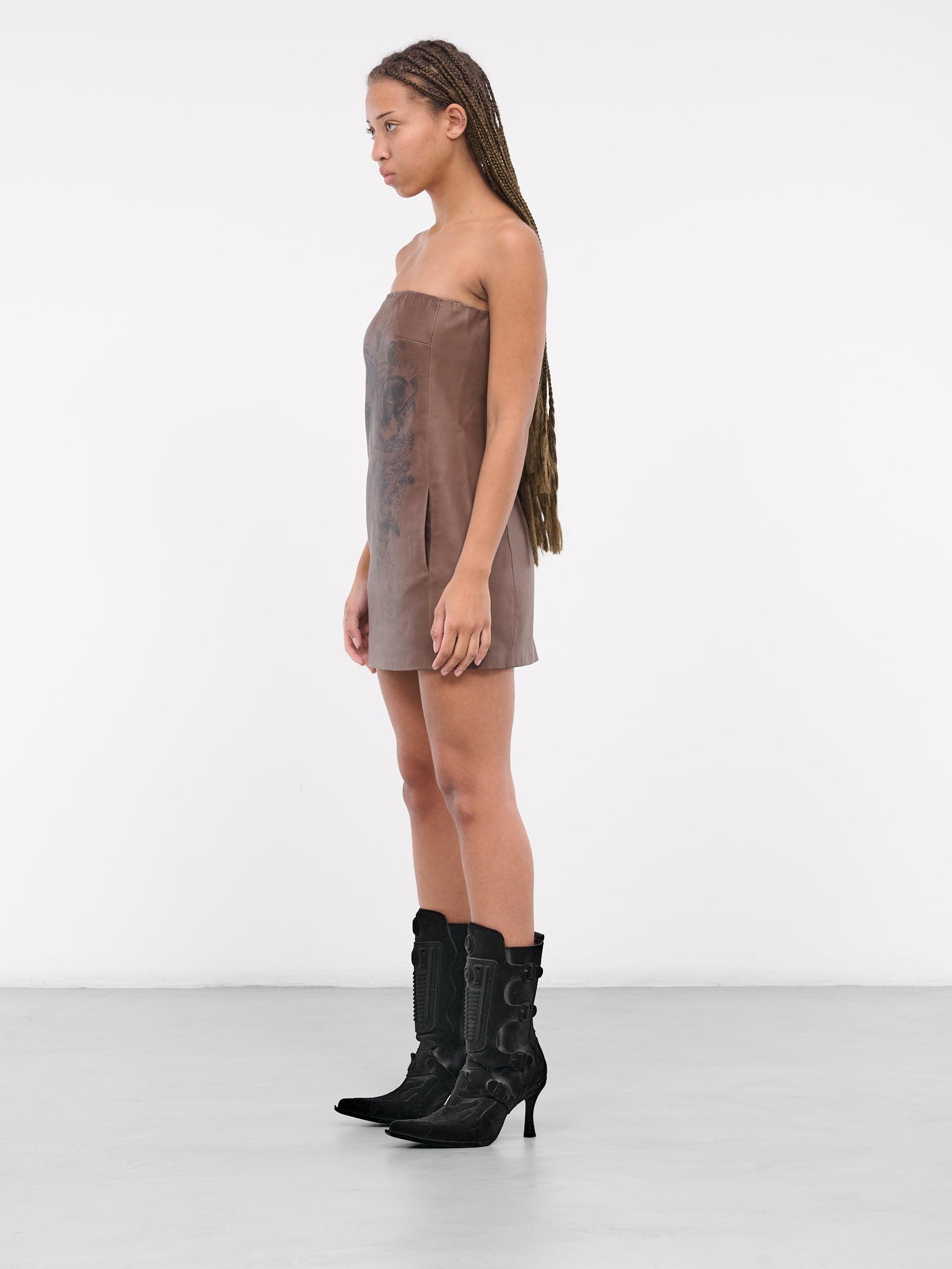 Tattoo Leather Dress - 2