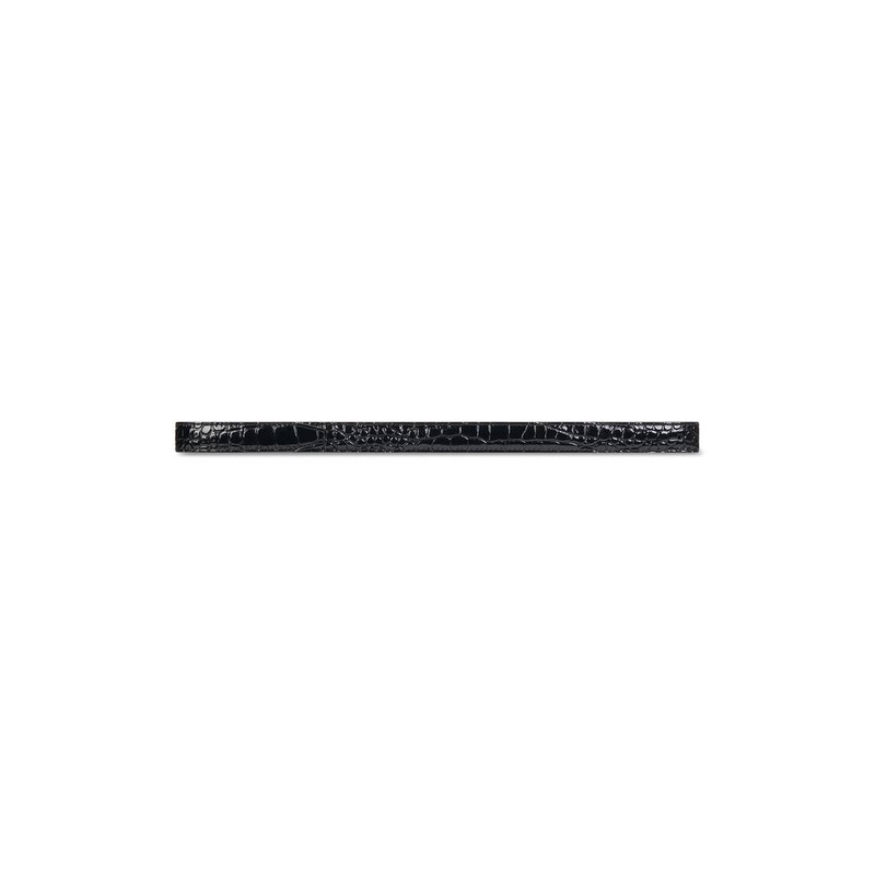 BALENCIAGA Women's Bb Hourglass Thin Belt in Black outlook