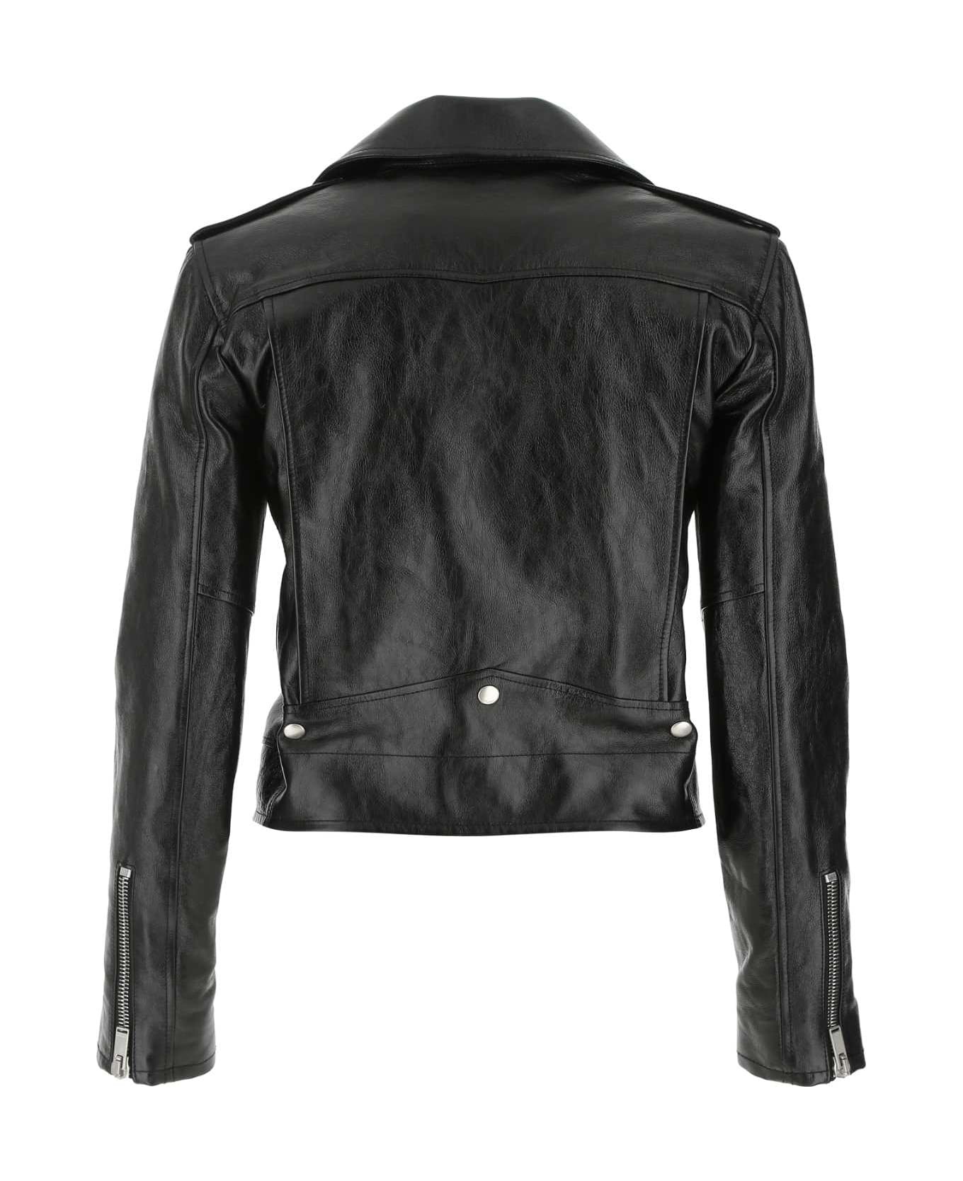 Black Leather Jacket - 2