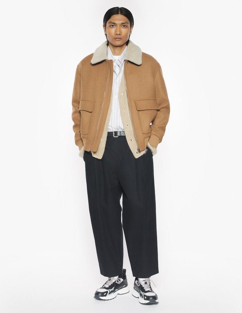 Maison Kitsuné SHEARLING COLLAR JACKET outlook