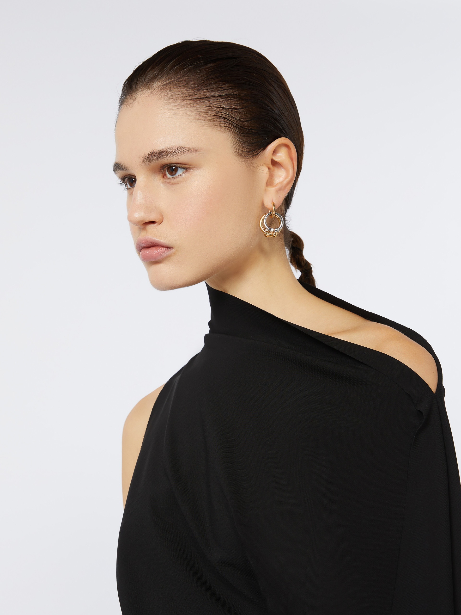 FIORELLA Asymmetric jersey top - 5