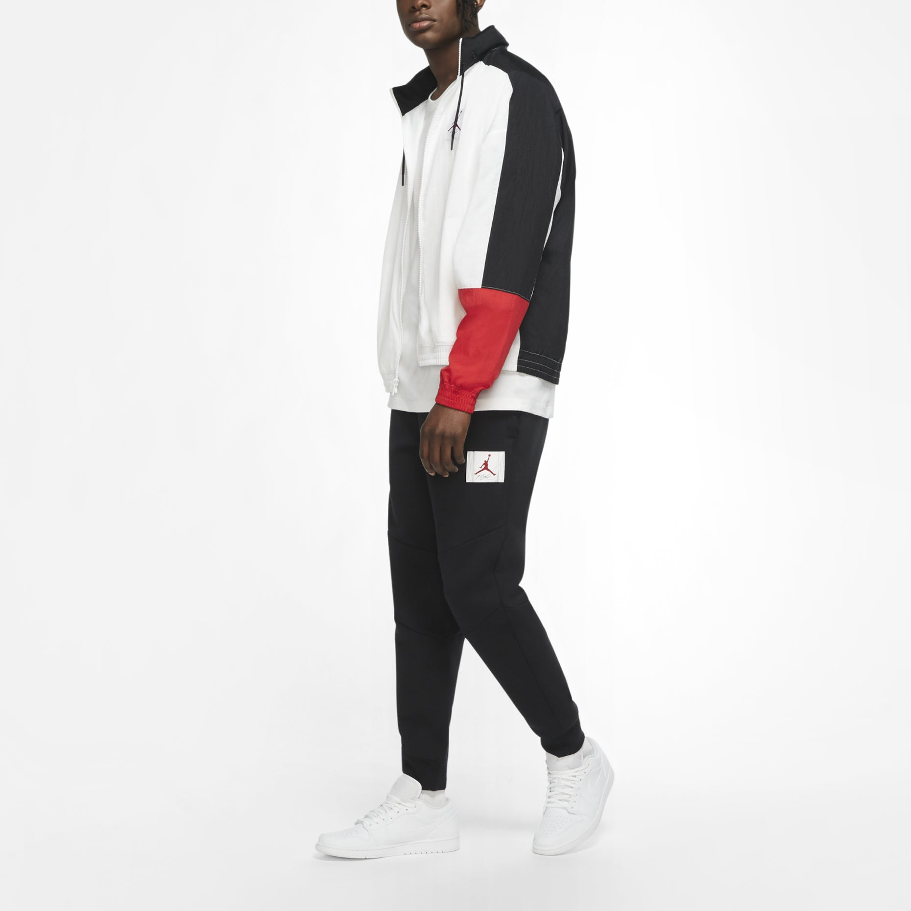 Air Jordan Flight Fleece logo Athleisure Casual Sports Long Pants Black CV6149-010 - 6