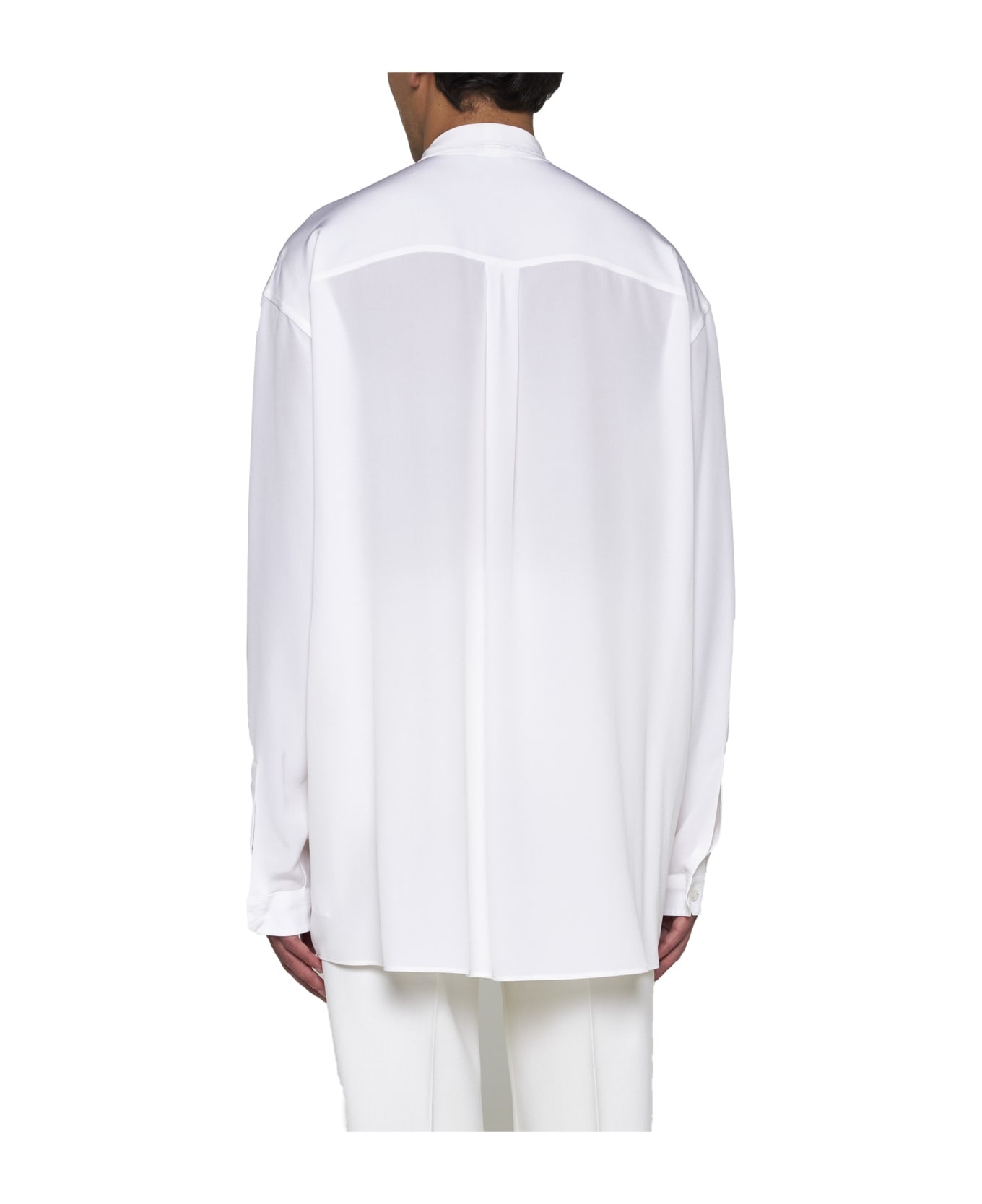 Scarf Detailed Shirt - 4