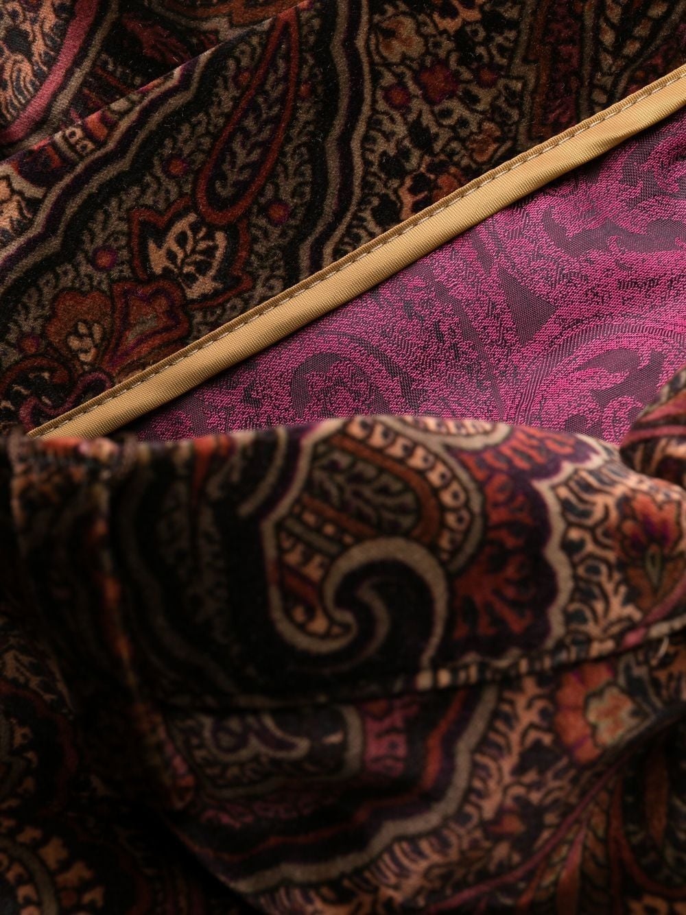 paisley print skinny trousers - 7