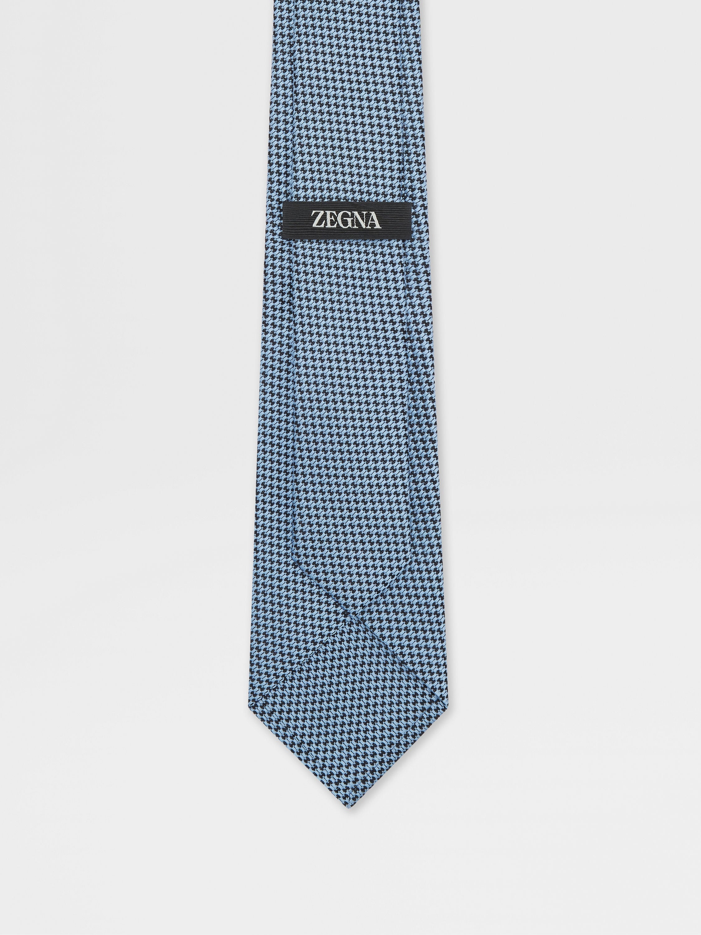 LIGHT BLUE SILK TIE - 3
