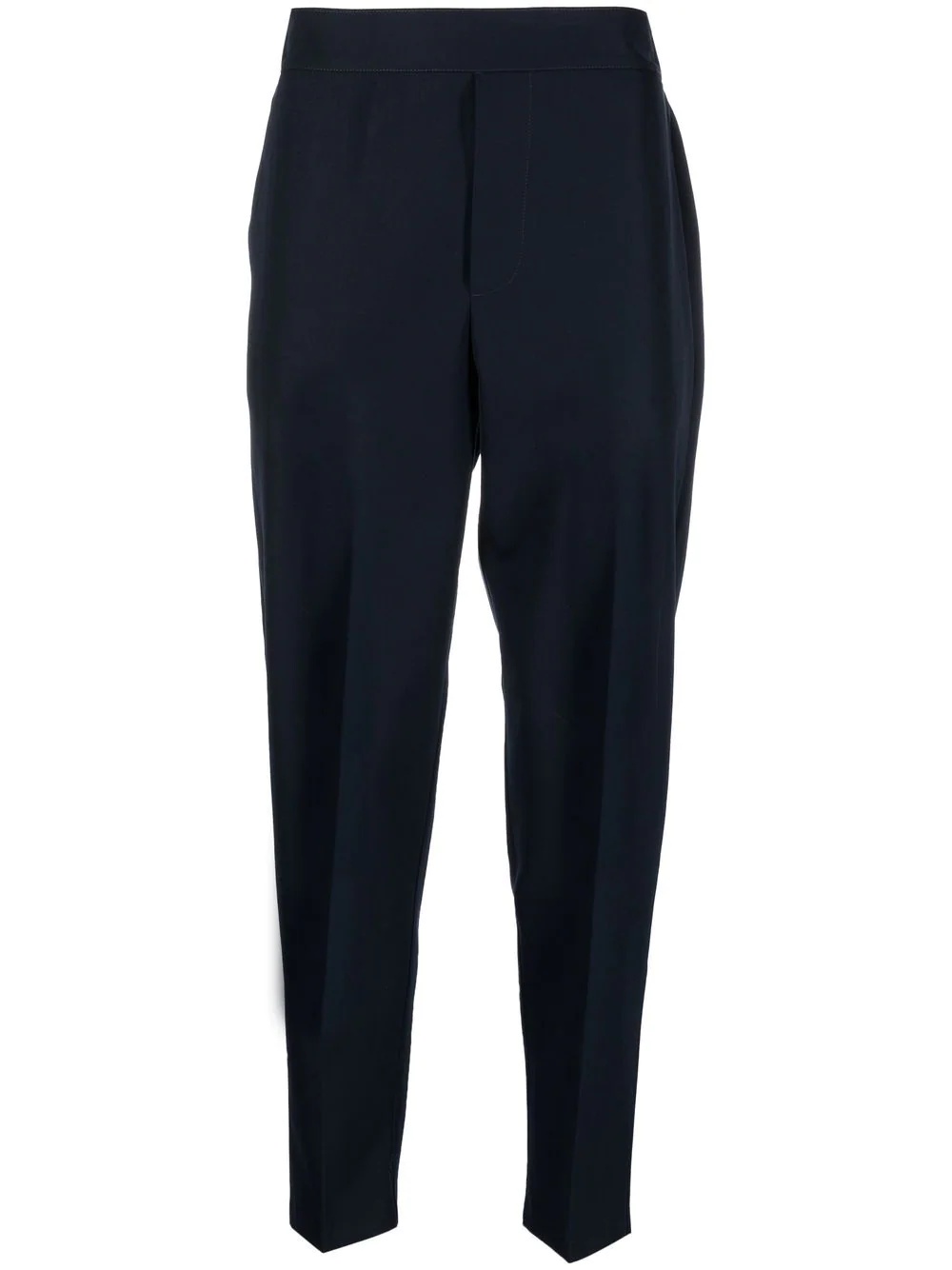 high-waisted tapered trousers - 1