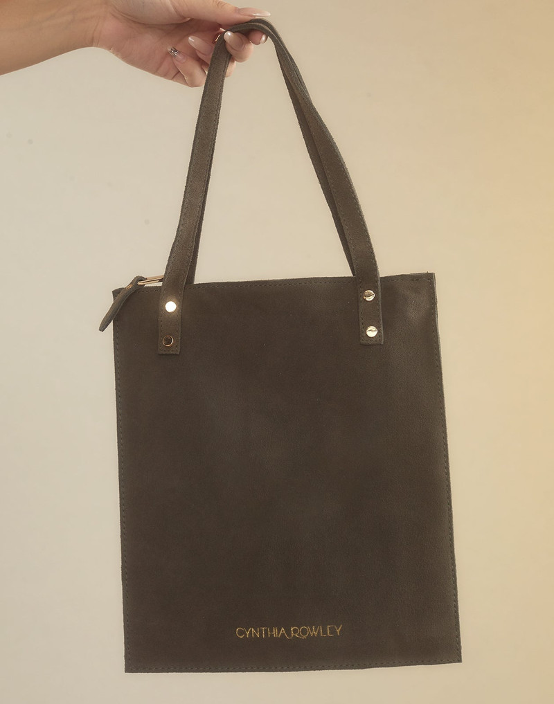 Sleek Suede Tote 1