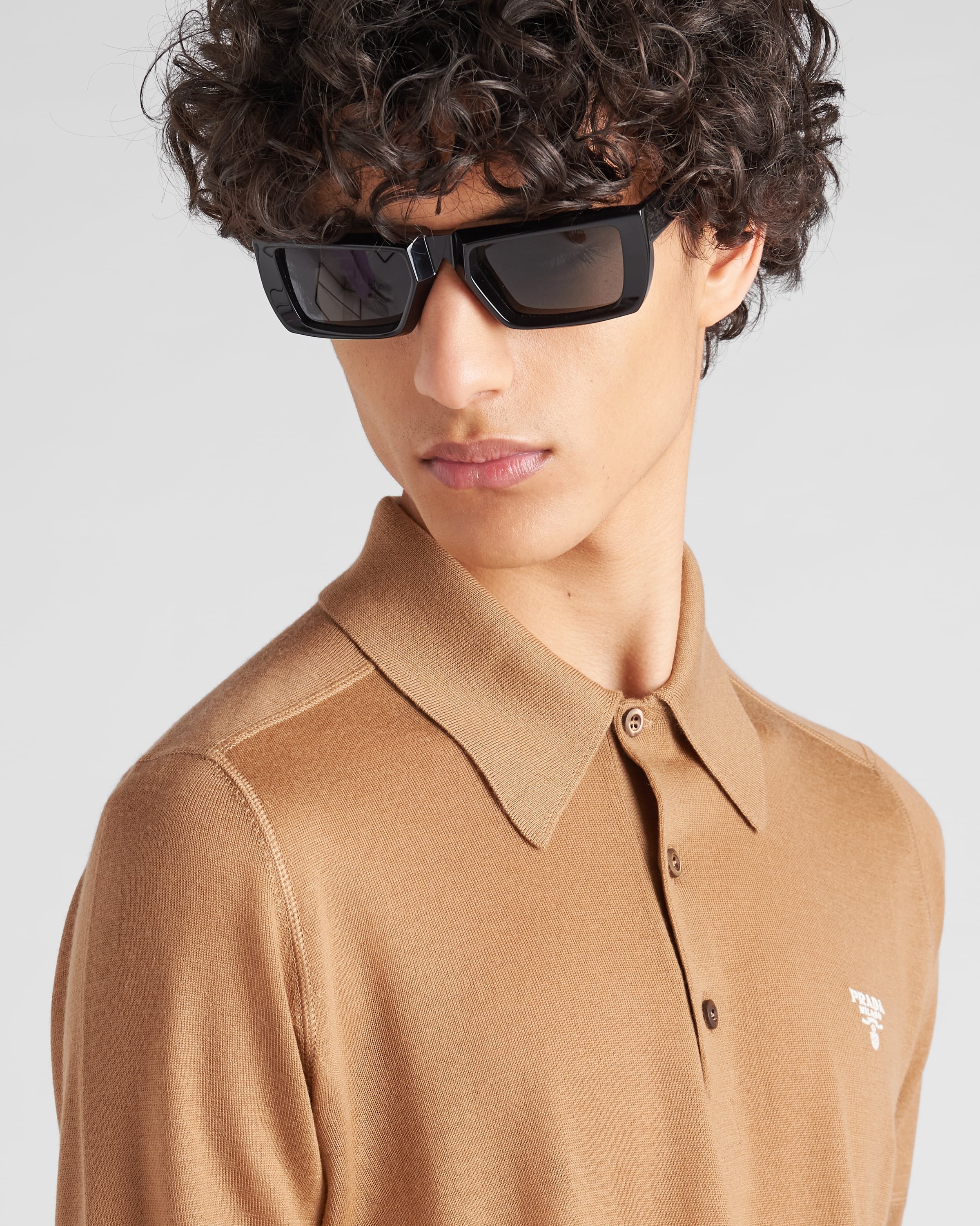 Cashmere polo shirt - 4