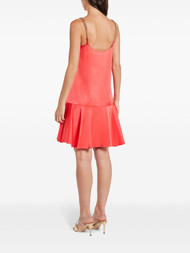 peplum-hem satin minidress 3