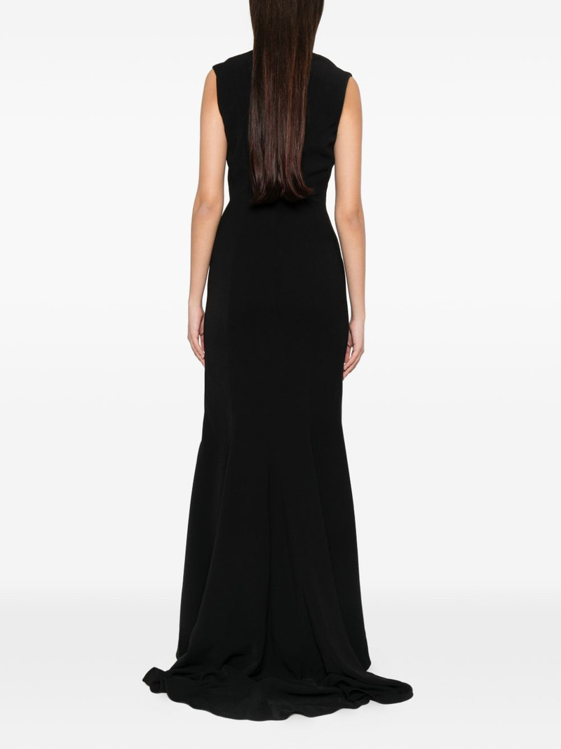 Althea plunging V-neck sleeveless maxi dress 4