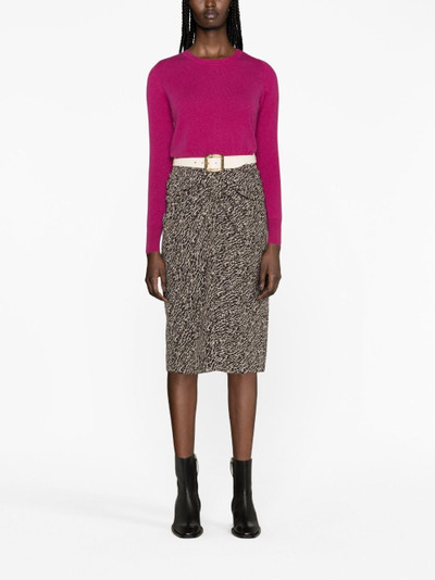 Isabel Marant Gaella silk-blend skirt outlook