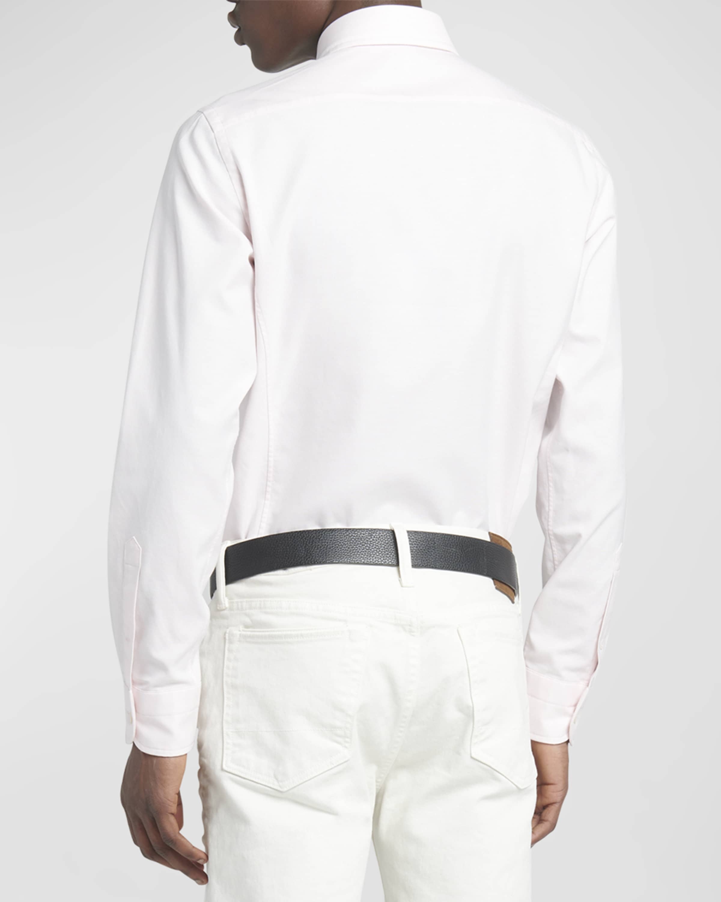 Men's Slim Fit Cotton Oxford Sport Shirt - 3