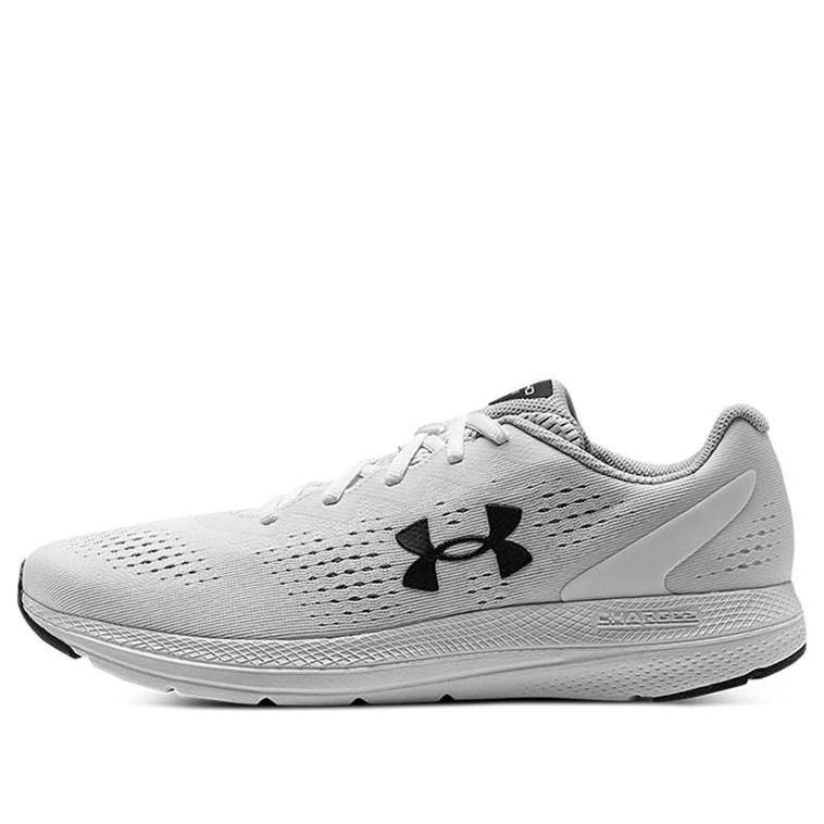 (WMNS) Under Armour Charged 'White Black' 3024141-104 - 1
