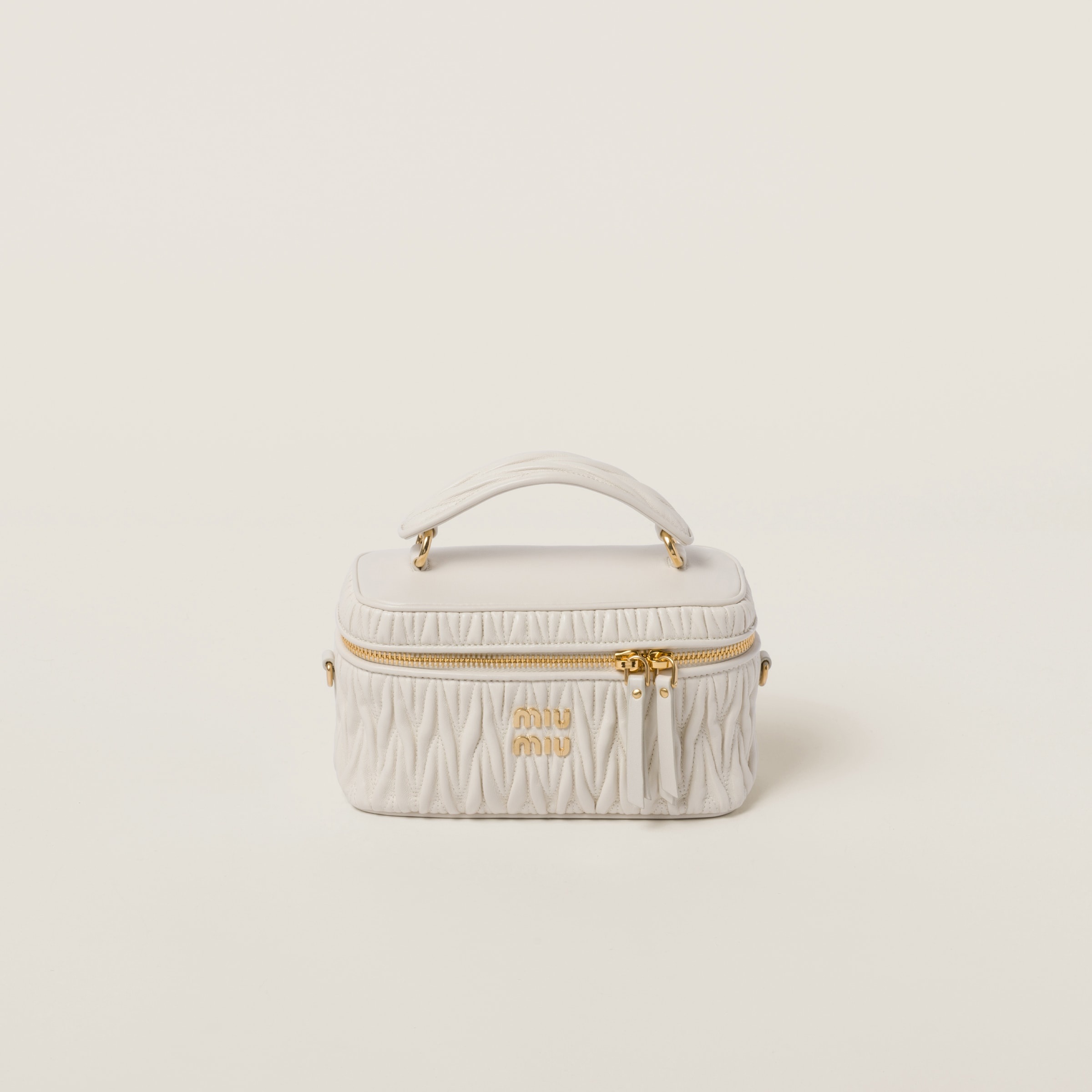 Matelassé nappa leather shoulder bag - 1
