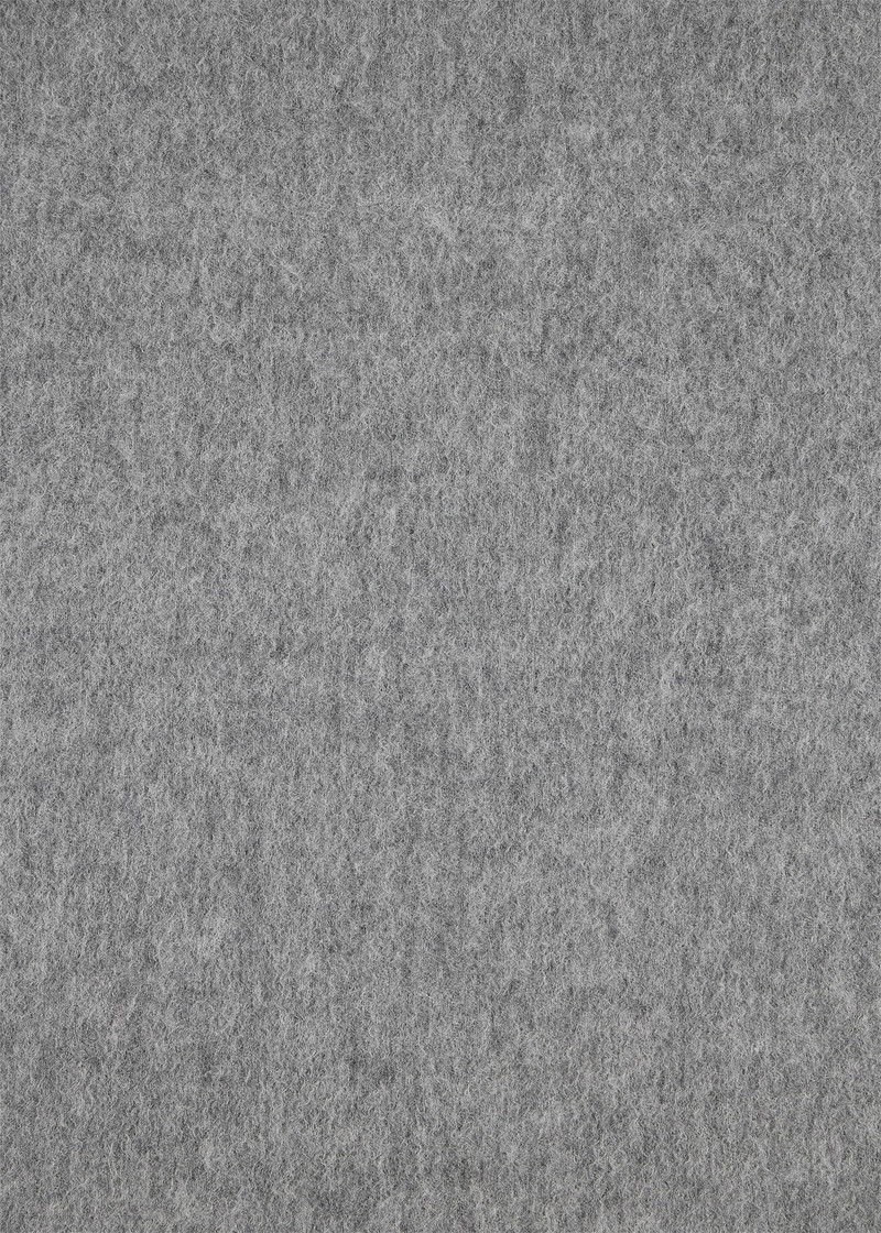 Grey Tonal Embroidered Logo Cashmere Scarf 3