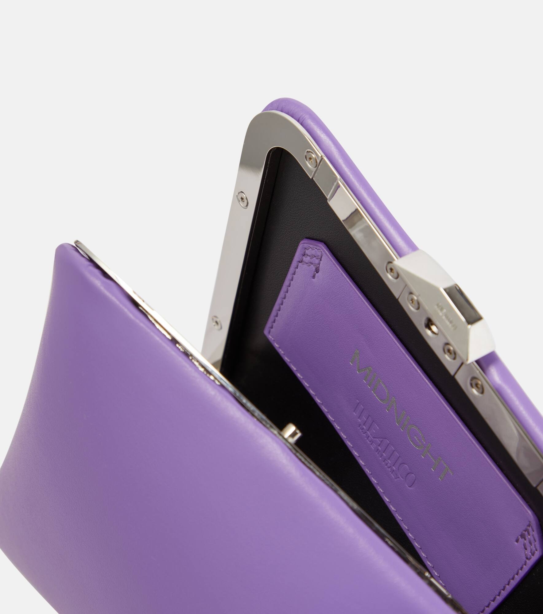 Midnight Mini embellished leather clutch - 3