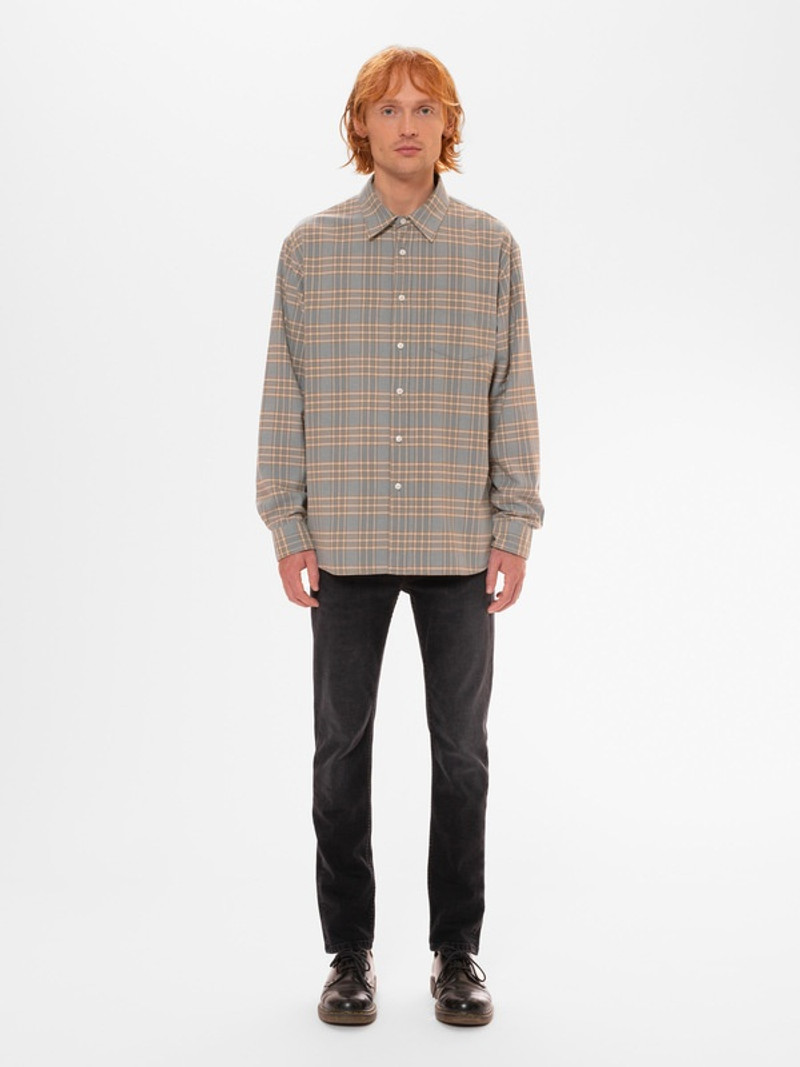 Nudie Jeans Filip Prairie Shirt Light Blue outlook