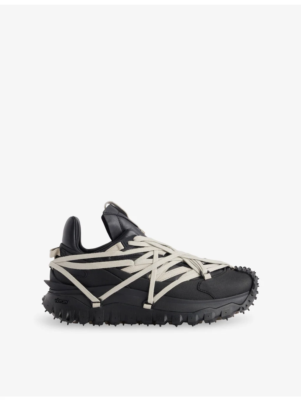 Rick Owens x Moncler Trailgrip Megalace Leather Trainers - 1