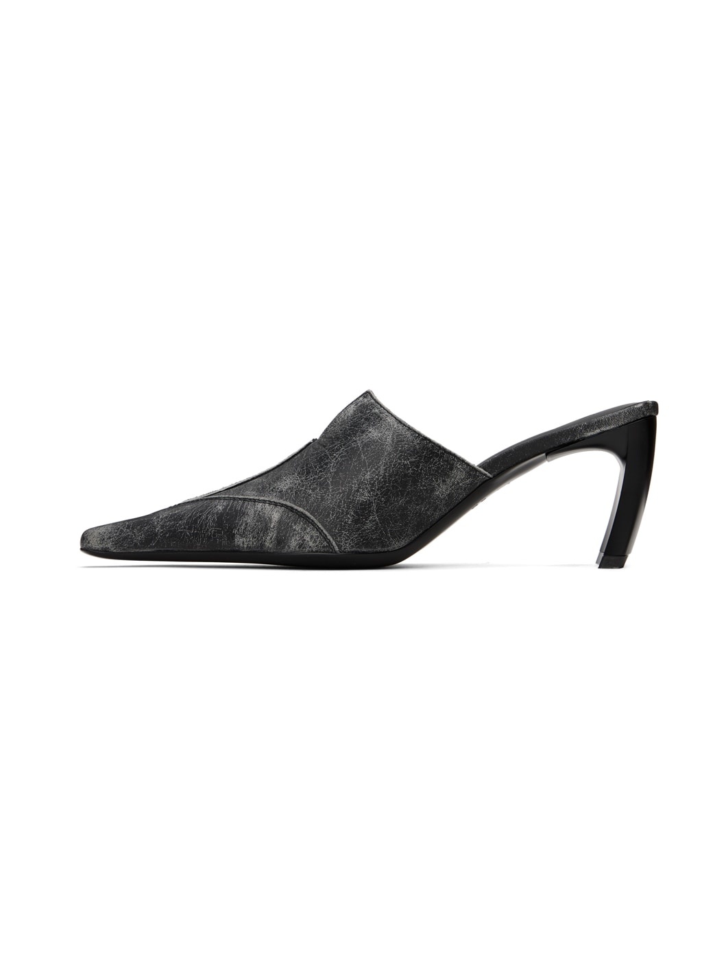 SSENSE Exclusive Black Serpent Mules - 3