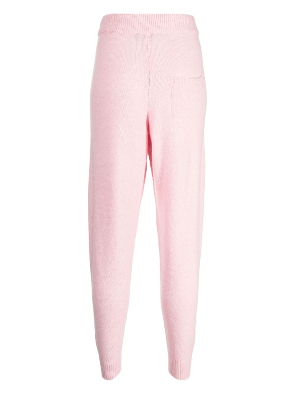 patterned intarsia-knit tapered track pants - 2