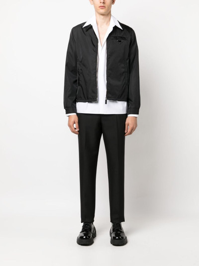 Prada mid-rise tailored trousers outlook