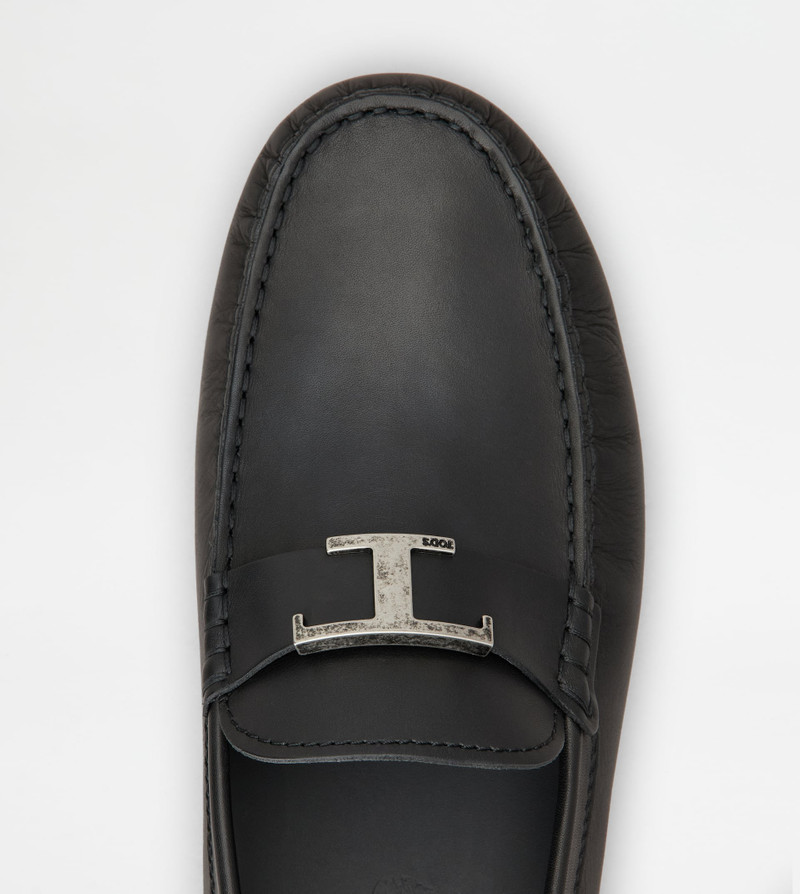 T TIMELESS GOMMINO BUBBLE LOAFERS IN LEATHER - BLACK 5