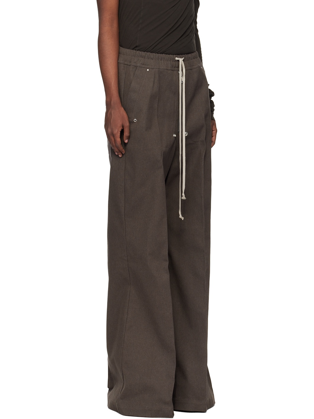 Brown Porterville Wide Bela Trousers - 3