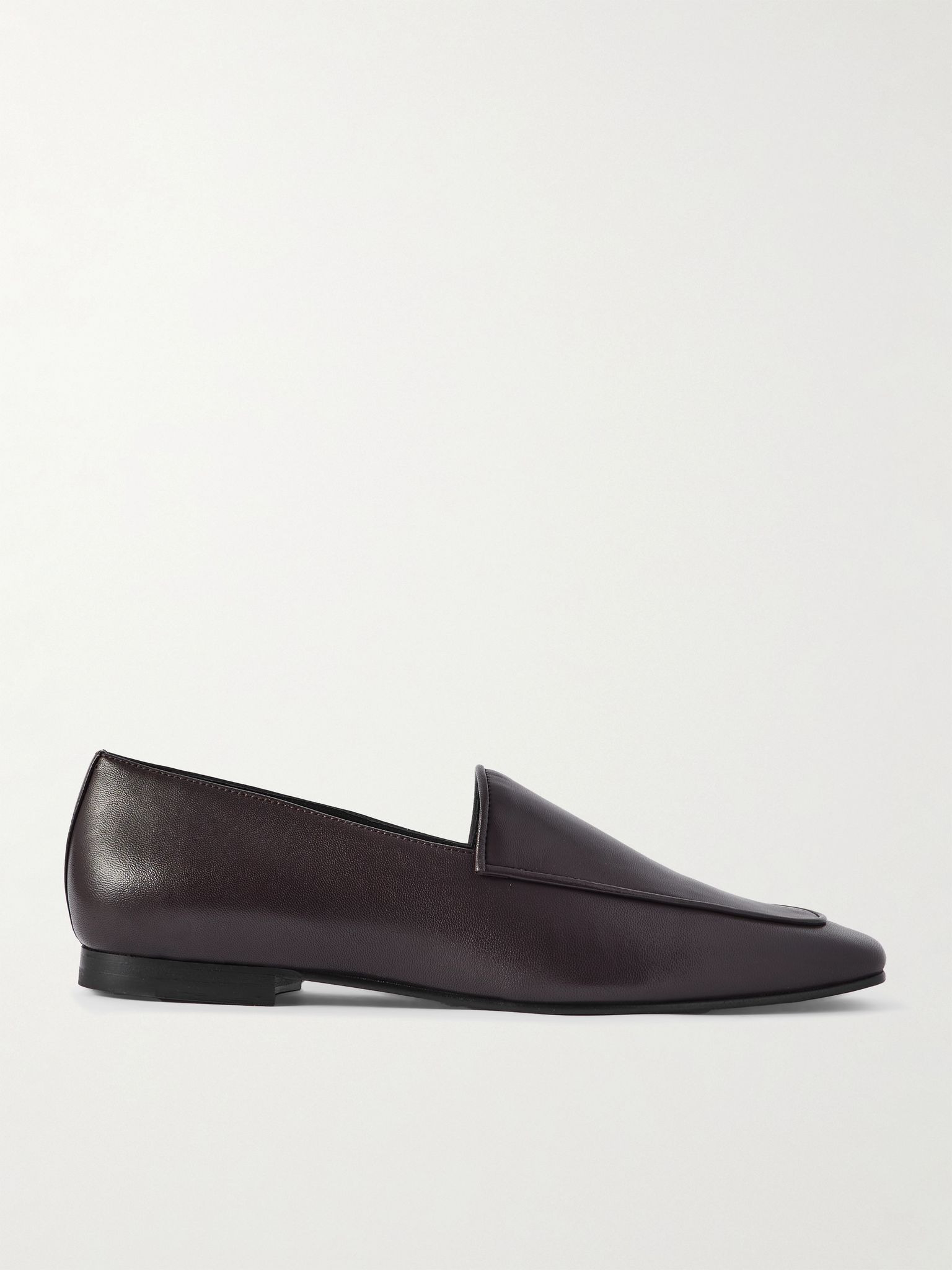 Cora leather loafers Chocolate - 1