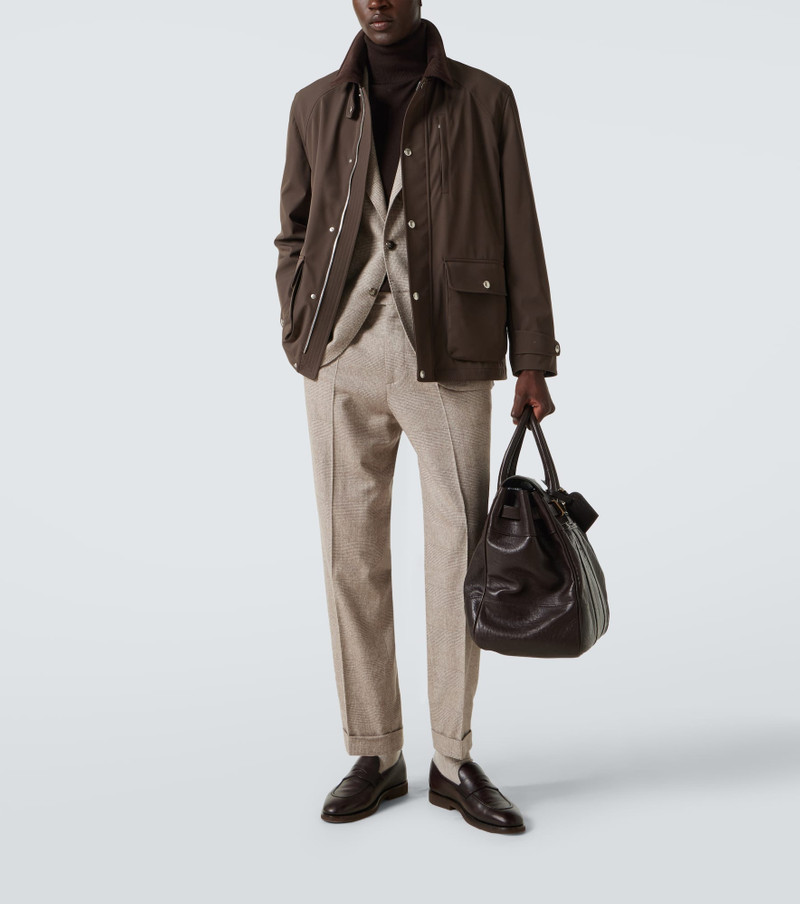 Brunello Cucinelli Prince of Wales check silk, wool, and cashmere suit outlook