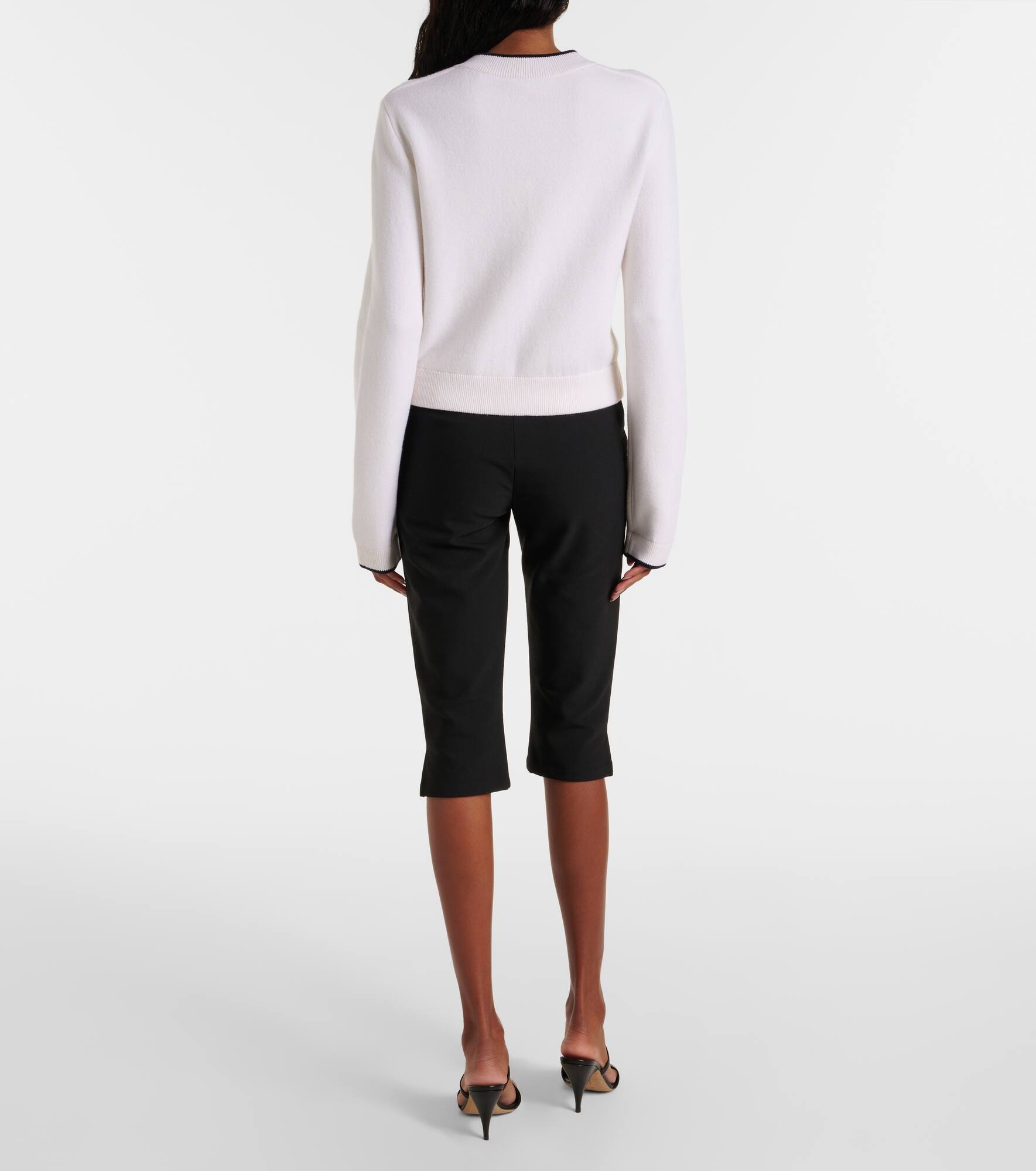 Wool and cotton-blend cardigan - 3