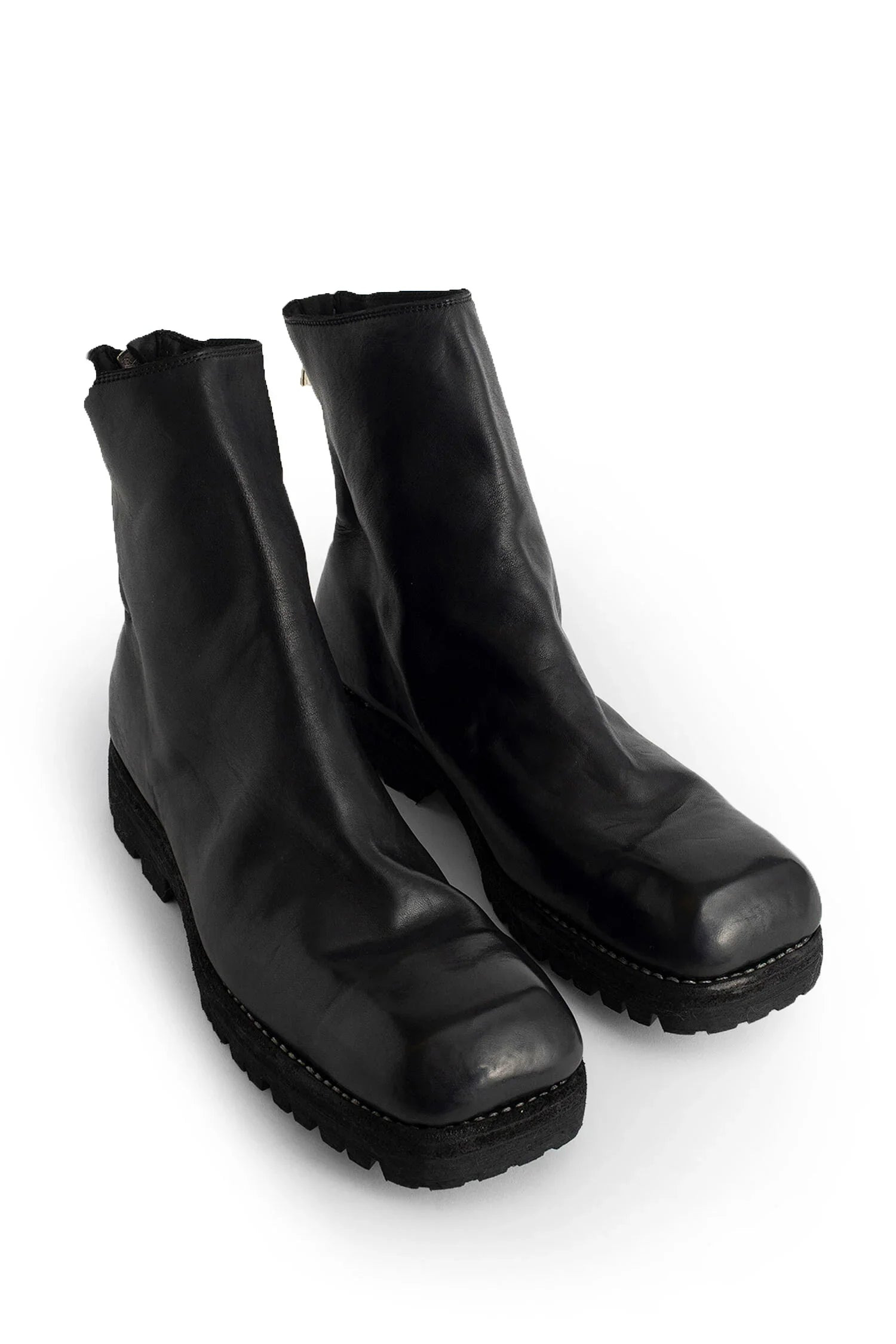 GUIDI MAN BLACK BOOTS - 8