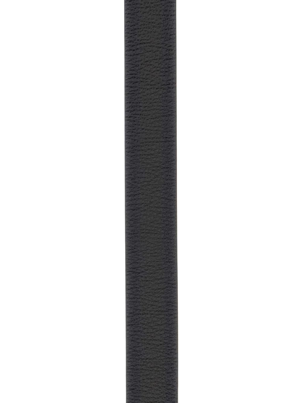 leather buckled belt - 2