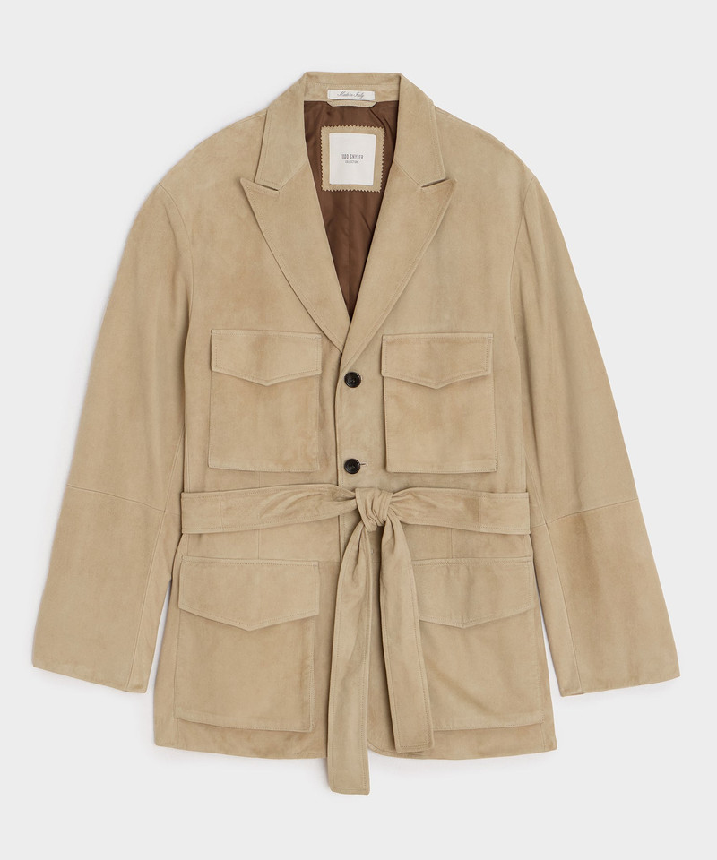 Italian Suede Cartographer's Jacket 1