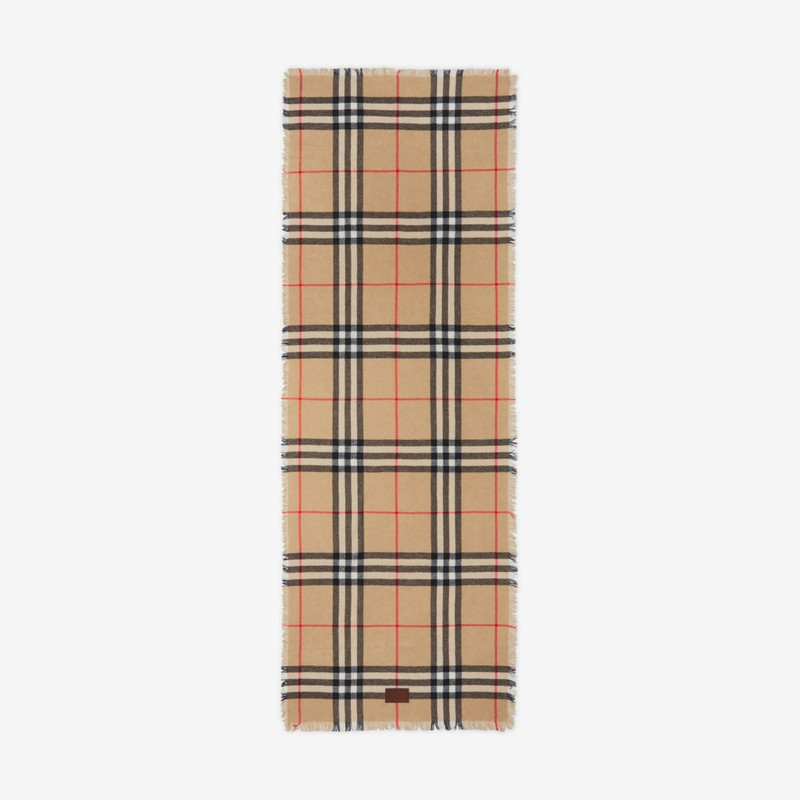 Burberry Check Cashmere Scarf outlook