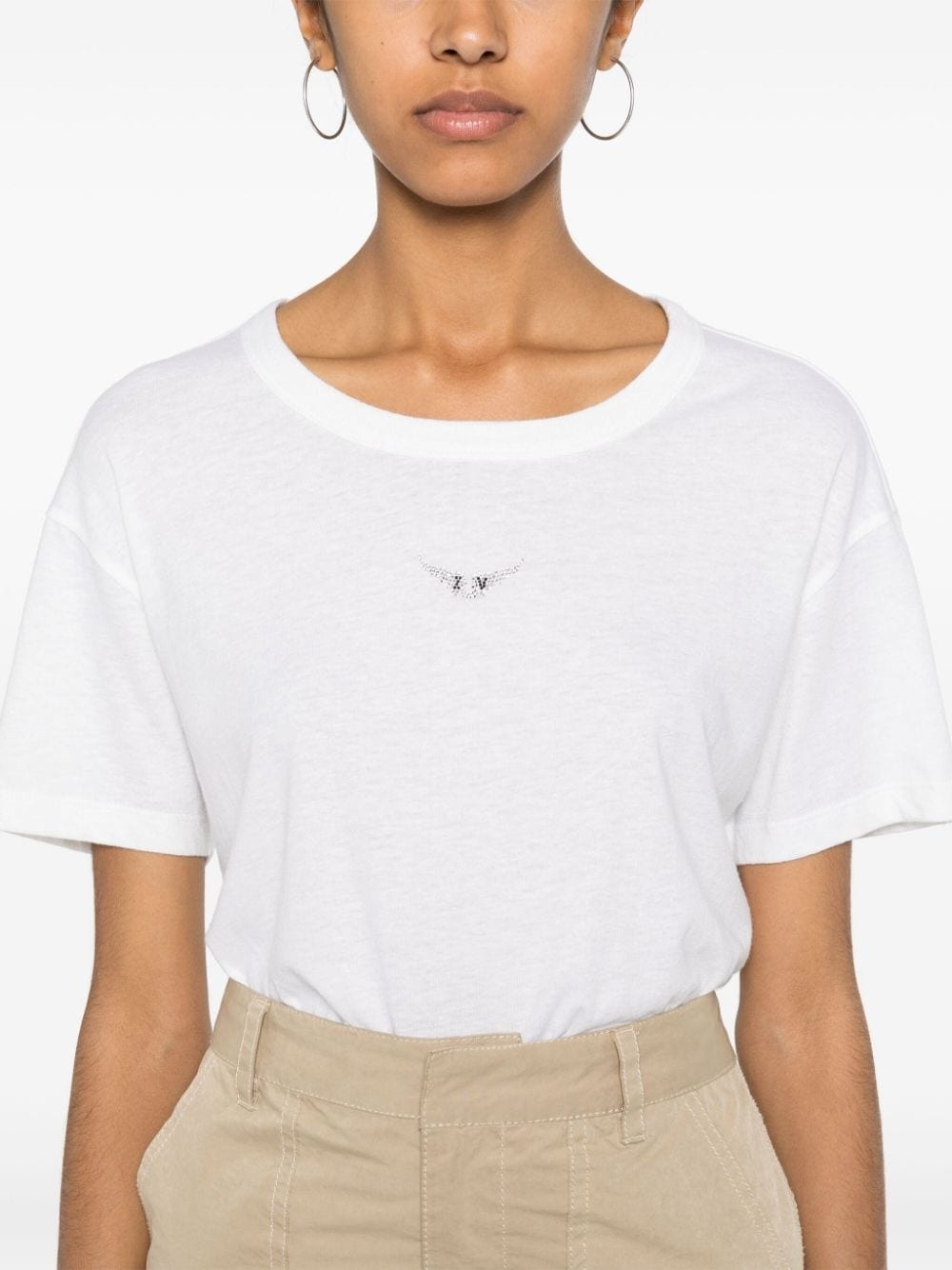 Marta wings-appliquÃ© T-shirt - 5