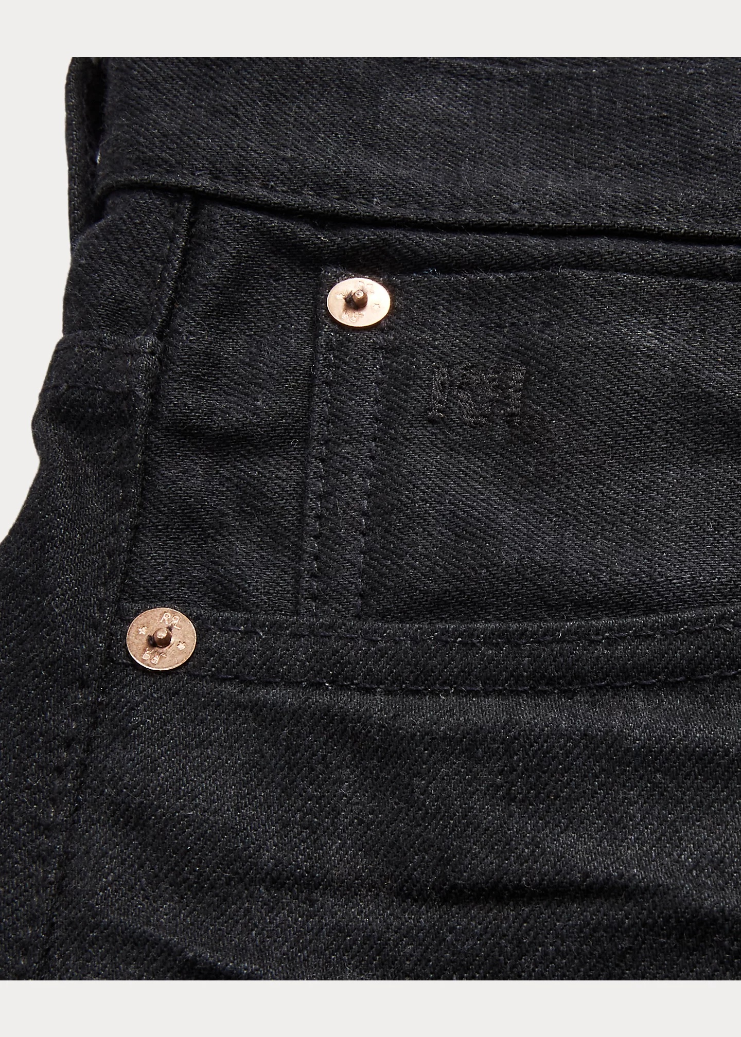 Vintage 5-Pocket Black Selvedge Jean - 6