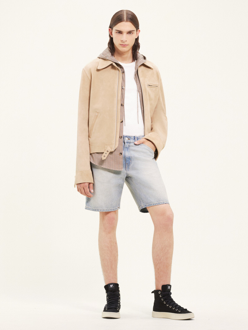 courrèges SAILOR DENIM SHORTS outlook