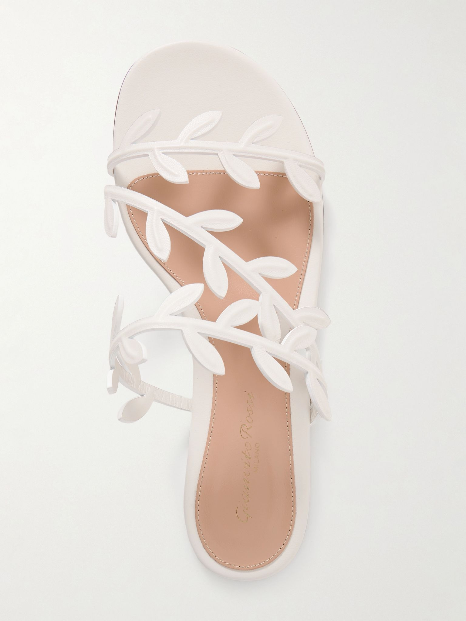 Flavia leather sandals White - 5