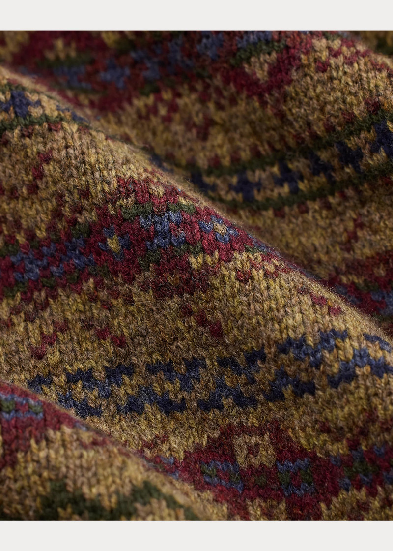 Fair Isle Wool Cardigan 5