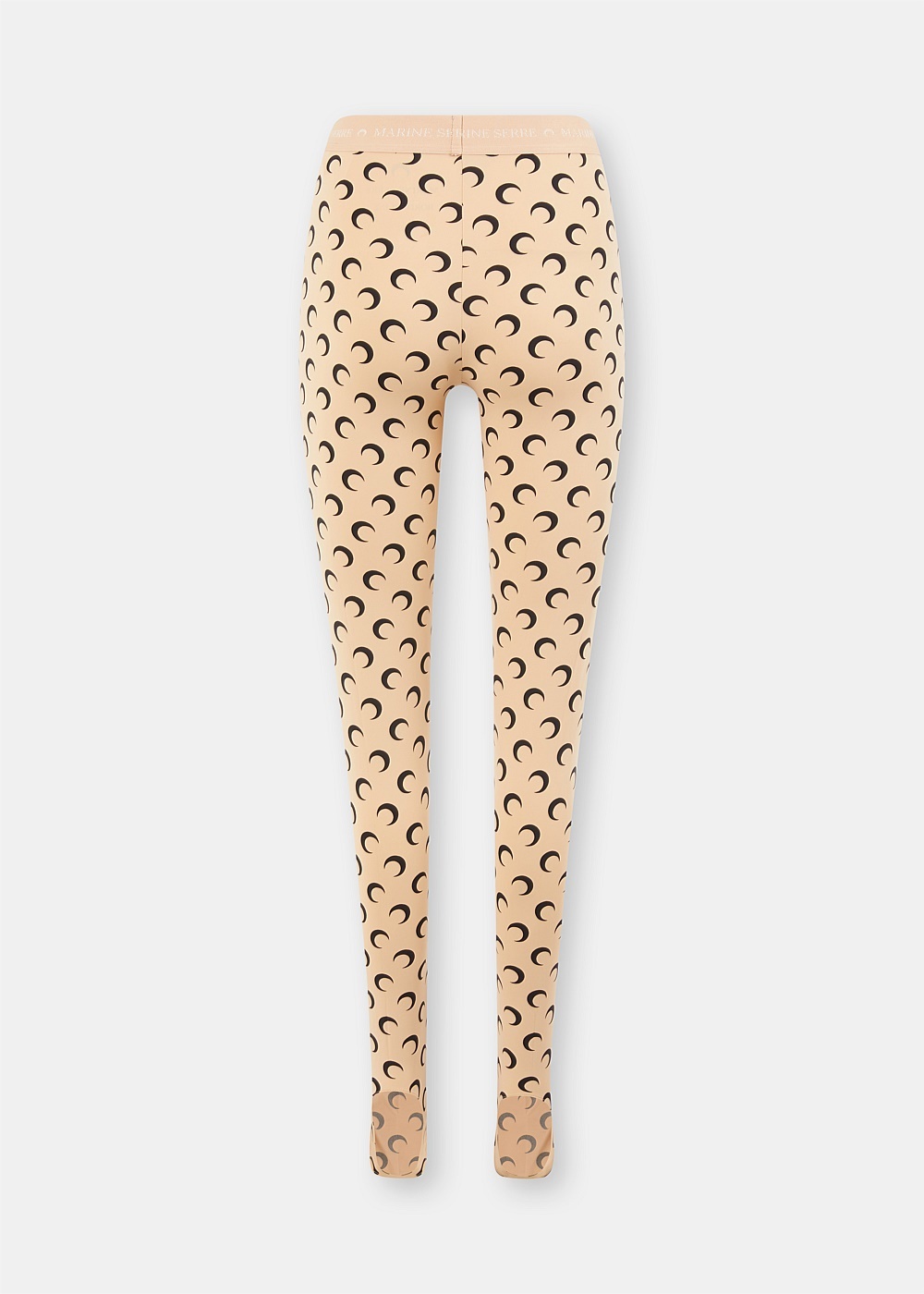 Tan Crescent Moon Leggings - 2