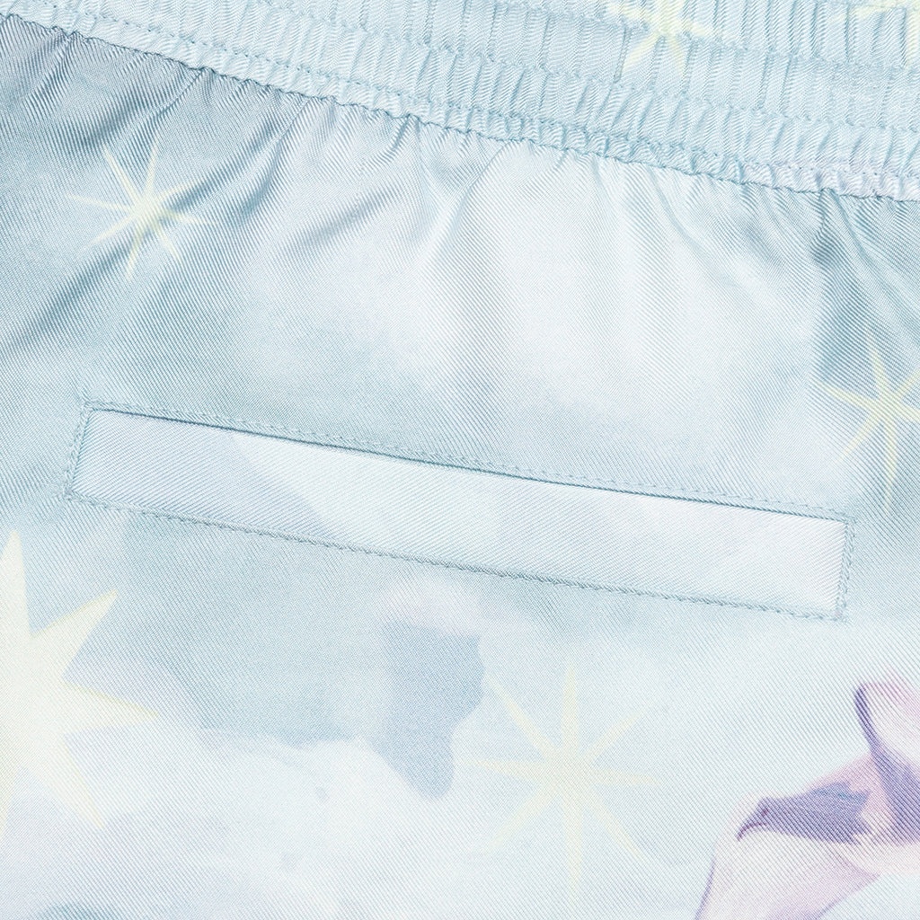 PRINTED BERMUDA SILK SHORTS - MULTICOLORED - 5