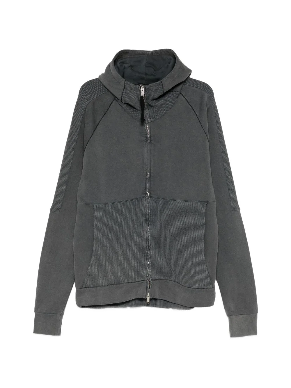 panelled hooded jacket - 1