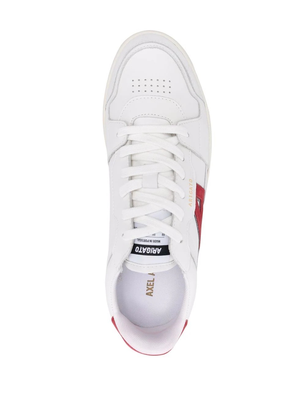 logo-patch lace-up sneakers - 4