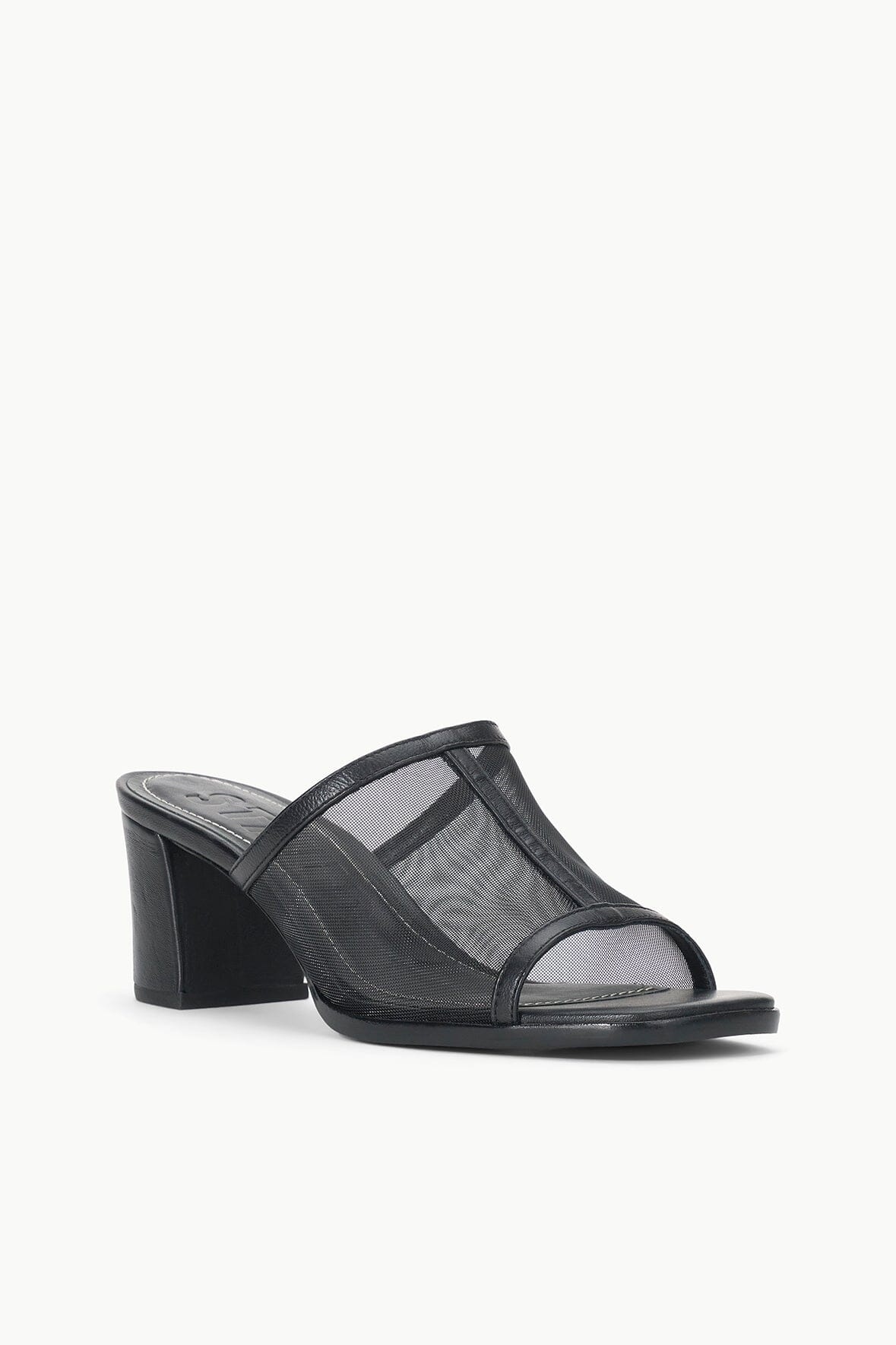 STAUD ALESSANDRA HEEL BLACK MESH - 3